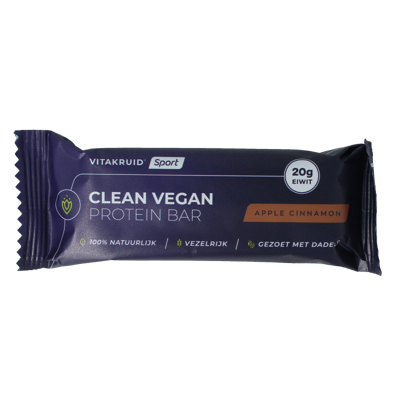 Protein bar apple cinnamon clean vegan 1 Stuks