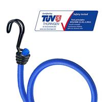 Masterlock Set of 2 bungees 120cm - colour : dark bluedouble reverse hook - 3017EURDAT - thumbnail