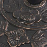 Parasolvoet halfrond 9 kg hars bronskleurig - thumbnail