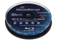 MediaRange MR496 Lees/schrijf blu-ray disc BD-R 25 GB 10 stuk(s) - thumbnail