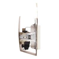 Kopp 113613087 Wandcontactdoos met randaarde Inzetstuk Europa Arctisch-wit, Mat 1 stuk(s) - thumbnail