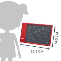 Schrijftablet - BUKI rood - thumbnail