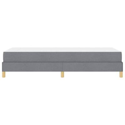 Boxspring bed Lichtgrijs en Bruin 80 x 200 cm