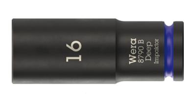 Wera 8790 B Impaktor Deep 05005557001 Dop (zeskant) Dopsleutelinzetstuk 16 mm Wera 8790 B Impaktor Deep 05005557001 Dop (zeskant) Dopsleutelinzetstuk 16 mm