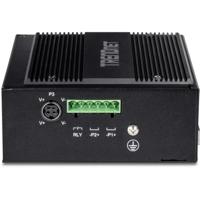 TRENDnet TI-BG104 Industriële Gigabit PoE++ DIN-railschakelaar, onbeheerd met 10 poorten, 4 Gigabit PoE++-poorten, 4 Gigabit PoE-poorten, 2 Gigabit SFP- of RJ-45-poorten, 360 W vermogensbudget - thumbnail