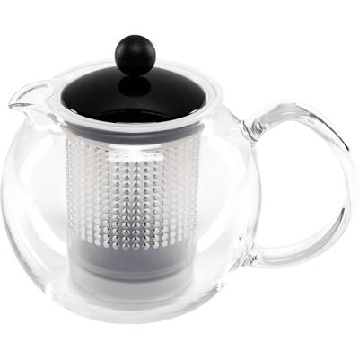 bodum ASSAM F/PLST 1 Liter Theekoker Transparant, Zwart bodum ASSAM F/PLST 1 Liter Theekoker Transparant, Zwart