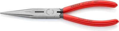 Knipex 26 11 200 Platte rondbektang Elektronica en fijnmechanica Recht Vanadium elektrostaal 200 mm - thumbnail