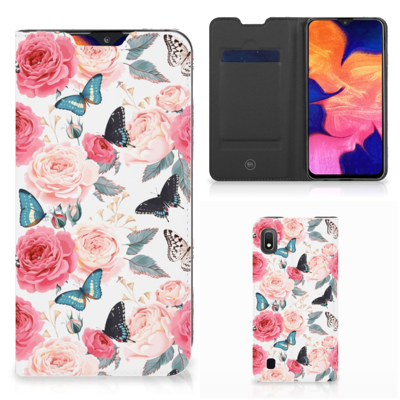 Samsung Galaxy A10 Smart Cover Butterfly Roses Samsung Galaxy A10 Smart Cover Butterfly Roses
