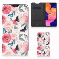 Samsung Galaxy A10 Smart Cover Butterfly Roses - thumbnail