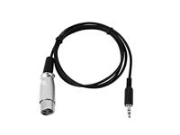 Eurolite DMX-Adapter OUT DMX Adapter [1x Jackplug male 3,5 mm - 1x XLR-bus] 1.00 m - thumbnail