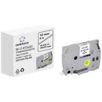 Labeltape Renkforce RF-LT-BTZe231 Compatibel vervangt Brother TZe-231 12 mm Tapekleur: Wit Tekstkleur: Zwart 8 m - thumbnail