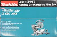 Makita LS002GZ01 Accu Radiaal Afkortzaag 216mm AWS XGT 40V Max Basic Body - thumbnail