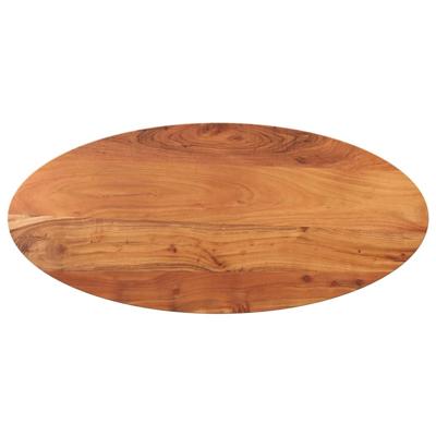 Tafelblad ovaal 100x50x3,8 cm massief acaciahout