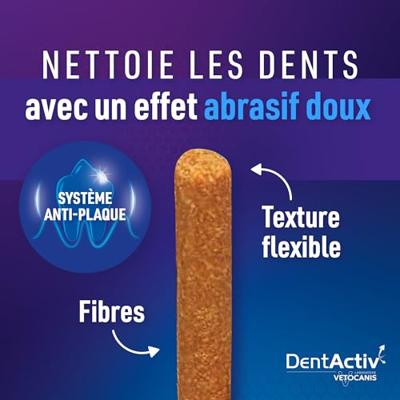 DentActiv - 10 Sticks - VETOCANIS - Zalm Mondhygiëne voor Katten