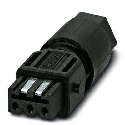 Phoenix Contact 1065121 Connector Stekker, recht Totaal aantal polen: 4 + PE 16 A, 10 A Zwart 1 stuk(s)