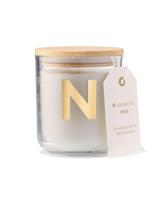 HEMA Kaars in glas Ø8x10cm letter N - thumbnail