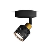 Philips Niall 8720169300071 Plafondspot GU10 Zwart, Goud - thumbnail