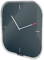 Wandklok Leitz Cosy grijs glas - thumbnail