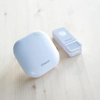 Chacon Draadloze deurbel set 300m plug-in design wit + flits - 8415101 - thumbnail