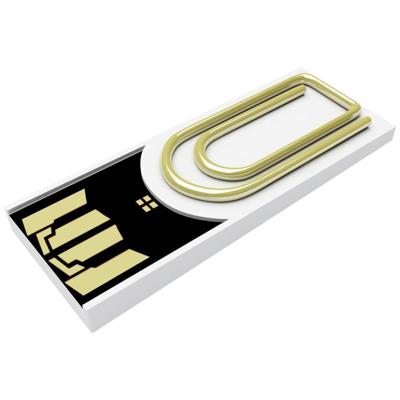 Xlyne clip/me TRUE DOCUMENT USB-stick Bulk 8 GB Wit CA08IW002 USB-A 2.0