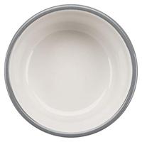 TRIXIE VOERBAK-SET KERAMIEK / METAAL PETROL / GRIJS 2X1,6 LTR - thumbnail