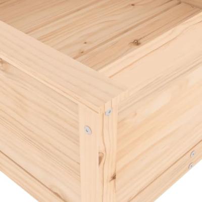 VidaXL Plantenbak 82,5x82,5x39 cm massief grenenhout