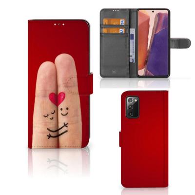 Samsung Galaxy Note 20 | Wallet Case | met Pasjes | Liefde - Origineel Romantisch Cadeau