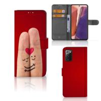 Samsung Galaxy Note 20 | Wallet Case | met Pasjes | Liefde - Origineel Romantisch Cadeau - thumbnail