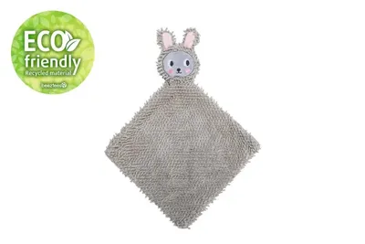 Beeztees Puppy Knuffellap polyester 47x28x14cm Grijs