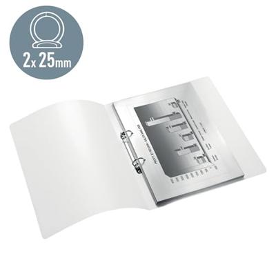 Leitz WOW ringmap, uit PP, rug van 25 mm, A4, rood