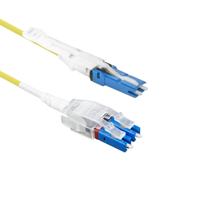 ACT RL1110 Glasvezel Patchkabel | Singlemode 9/125 OS2 Polarity Twist uniboot duplex | CS - LC connectoren | 10 meter - thumbnail