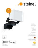 Steinel LED STRAHLER XLED PROTECT ANT 090029 LED-buitenschijnwerper Energielabel: E (A - G) 13.6 W Lichtkleur (naam): Warmwit - thumbnail