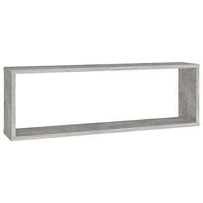 Wandschappen kubus 4 st 80x15x26,5 cm spaanplaat betongrijs Wandschappen kubus 4 st 80x15x26,5 cm spaanplaat betongrijs