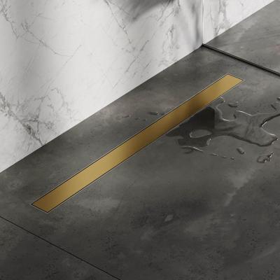 Brauer Douchegoot met Multifunctioneel Rooster en Flens - 90 cm - Goud Geborsteld Pvd