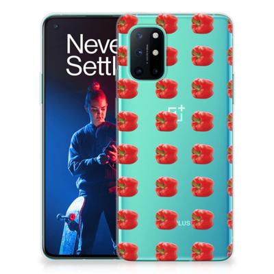 OnePlus 8T | Siliconen Case | Paprika Red