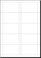 Sigel DP839 Bedrukbare visitekaarten 85 x 55 mm Helderwit 150 stuk(s) Papierformaat: DIN A4 - thumbnail