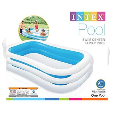 Intex opblaasbaar zwembad family pool blauw
