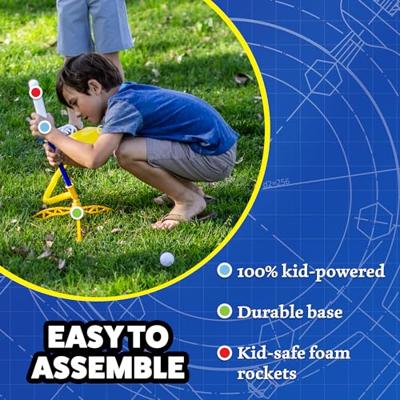Stomp Rocket 365044 Stomp Rocket Jr. Glow, 4 Rkts Speelgoed 1 stuk(s) - thumbnail