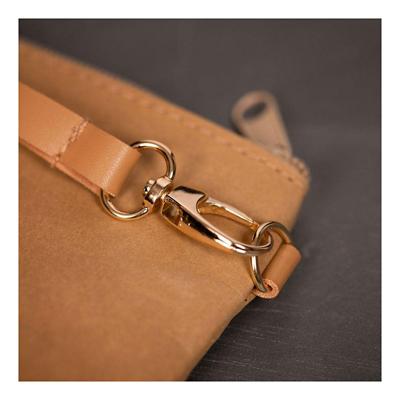 Creativ Company Faux leather tasje bruin, 21x18cm