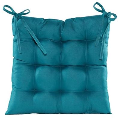 Stoelkussen gewatteerd 38x38cm petrol Anna's Collection - Annas collection