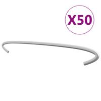 VidaXL Gabionhaken 50 st 30 cm gegalvaniseerd staal - thumbnail