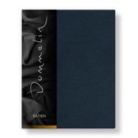 Dommelin Dommelin Laken Uni Satijn 300TC 540 Nachtblauw 160x270 cm - thumbnail