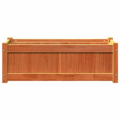 Plantenbak 90x31x31 cm massief grenenhout waxbruin