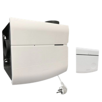 Orcon MVS-15RHCO2B woonhuisventilator - 550 m3/h - met ingebouwde vochtsensor - met RFT CO2-bediening - thumbnail