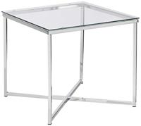 Bijzettafel Indor - glas - 45x50x50 cm - Leen Bakker - thumbnail