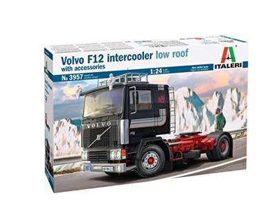 Italeri 3957 Volvo F-12 Intercooler Low Roof Vrachtwagen (bouwpakket) 1:24