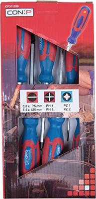 CON:P Set Schroevendraaiers 6Dlg 2C - CP311208