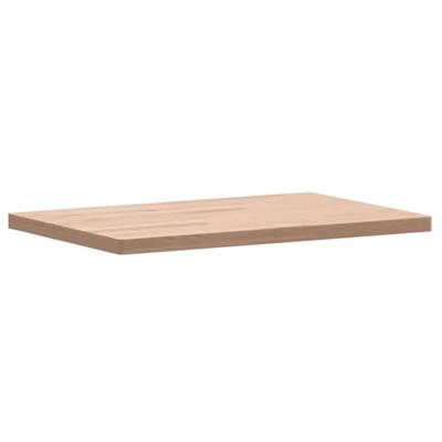 Wastafelblad 60x40x2,5 cm massief beukenhout - thumbnail