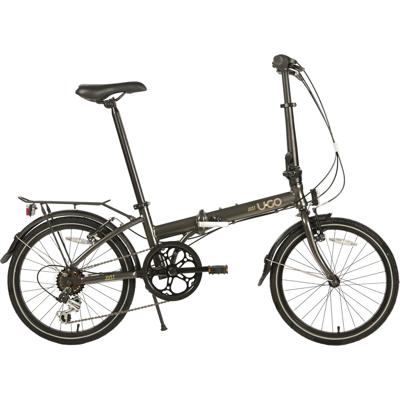 UGO Vouwfiets u-go just d6 - 20 inch - nexus 6 speed - v brake - iron grey