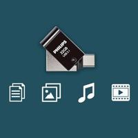 USB-stick 3.1 Philips USB-C 2-in-1 Midnight Black 32GB - thumbnail